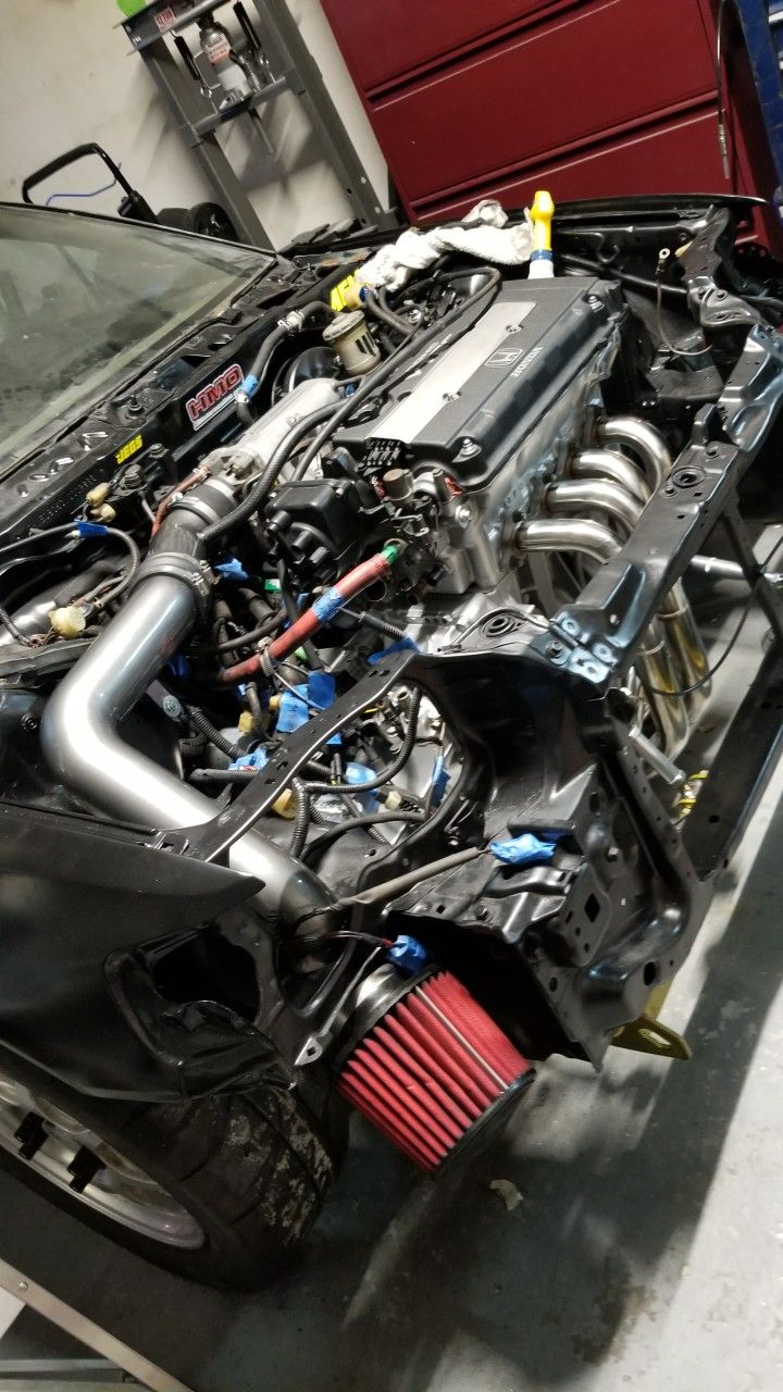 Test fit aem intake, fits great_